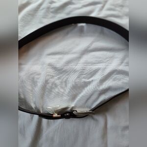 Dockers Men's Brown Leather Belt.  Size 46.  Silver Buckle.